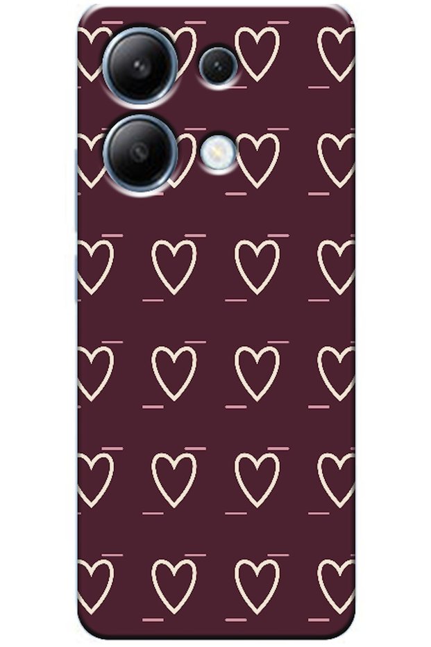 Redmi Note 14S Line Heart Burgundy (Burgundy)