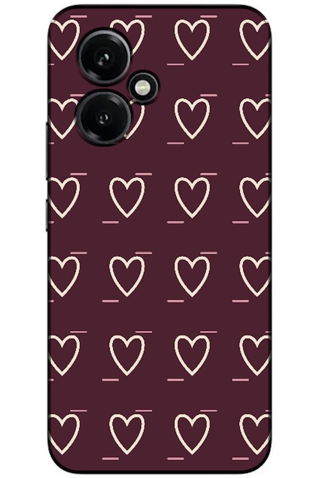 Honor 400 5g Line Heart Burgundy (Burgundy)