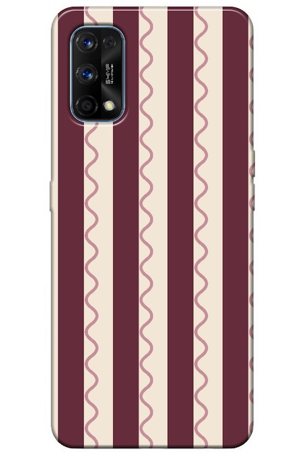 Realme 7 Pro Wave Stripe Burgundy (Burgundy)