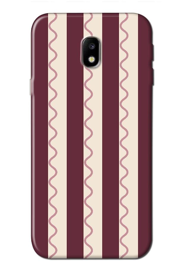 Samsung Galaxy J7 Pro Wave Stripe Burgundy (Burgundy)