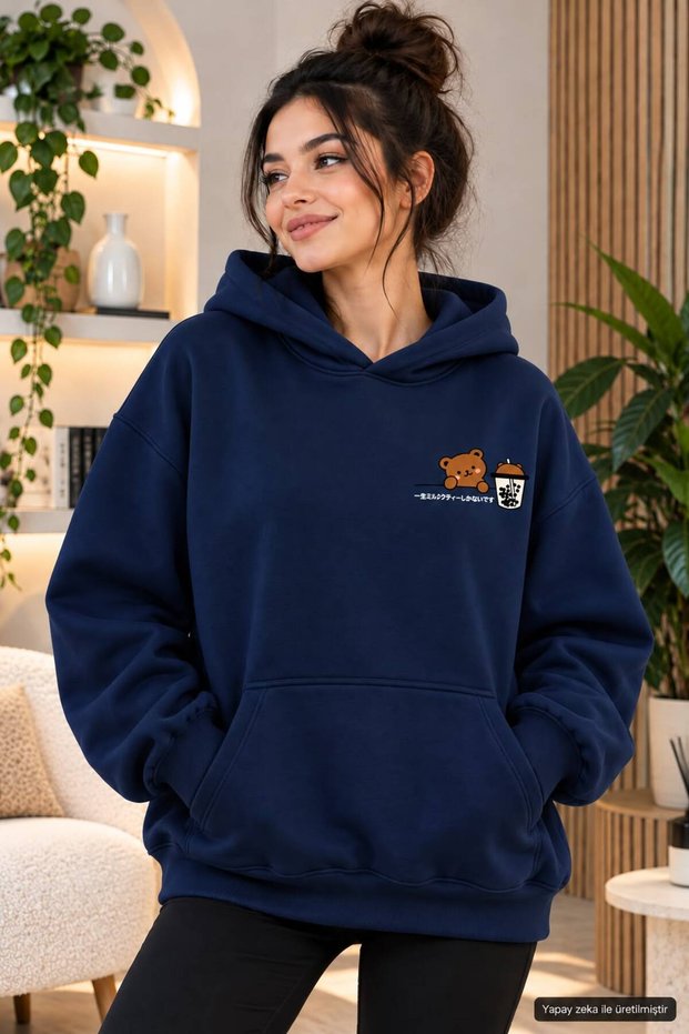 Oversize Hoodie Sweatshirt with Kangaroo Pocket Premium Thick Winter Hoodie