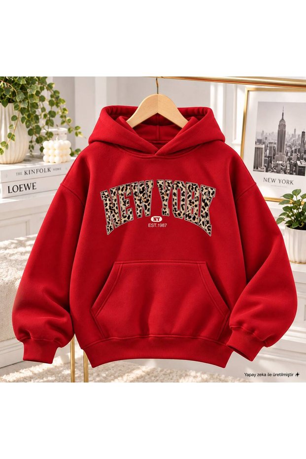 Oversize Hoodie Sweatshirt with Kangaroo Pocket Premium Thick Winter Hoodie