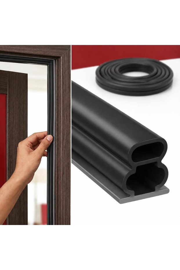 ® شريط مطاطي عازل للطقس لعزل الأبواب