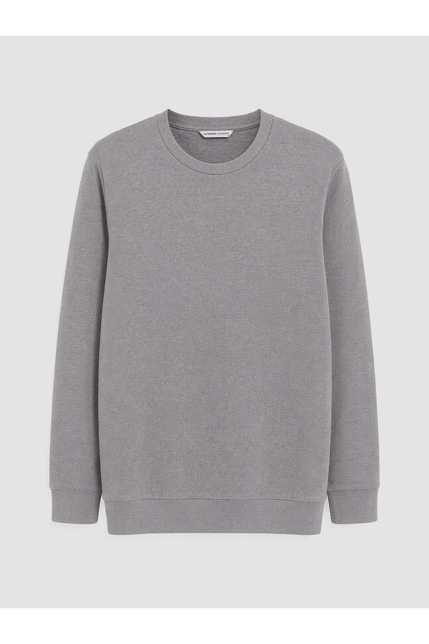 Peak New Season Gray Crew Neck Men's Sweatshirt