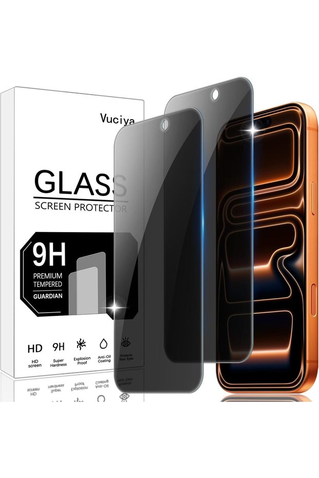 2 Pack Privacy Screen Protector Compatible with iPhone 17 Pro MAX/16 Pro MAX Anti-Spy Protection Fil