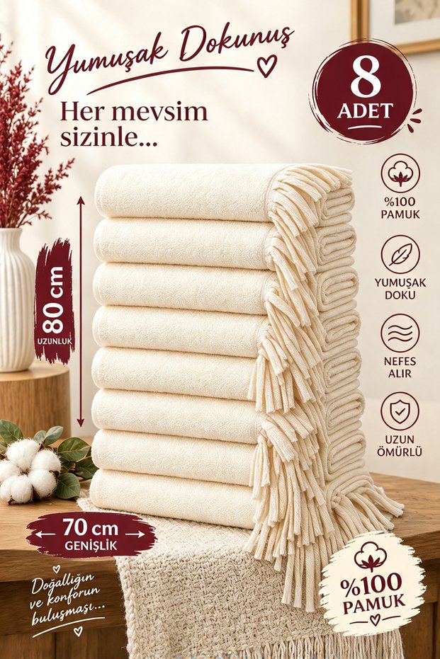 Unisex Winter 8-Piece Cafe Restaurant Shoulder Shawl