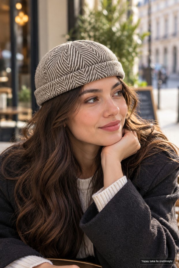 Kaşe Docker Beanie Hat Woolen Unisex