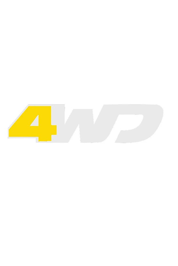 Autocolant Duster 4x4 - Alb