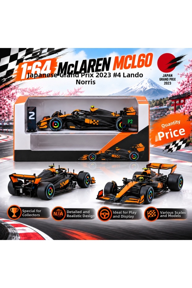 1/64 Mclaren Mcl60 Japanese Grand Prix 2023 # 4 Lando Norris - X Ixo Models (Piece F Bsk2026