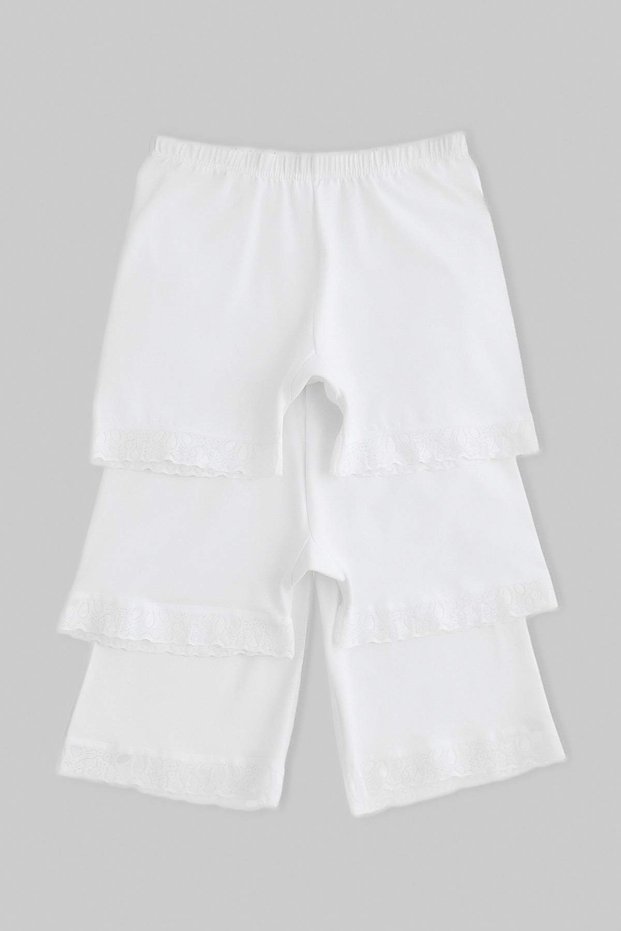 White 3-Pack Lace Detailed Single Jersey Long Boxer Briefs Thmaw27Ku00062