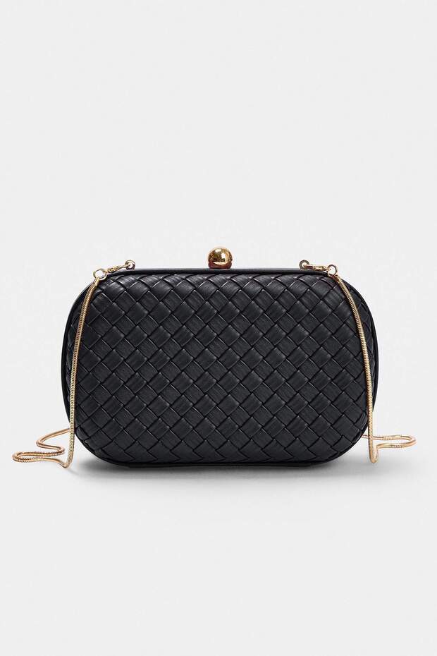 Black Women's Portfolio & Clutch Bag Takaw27Py00004