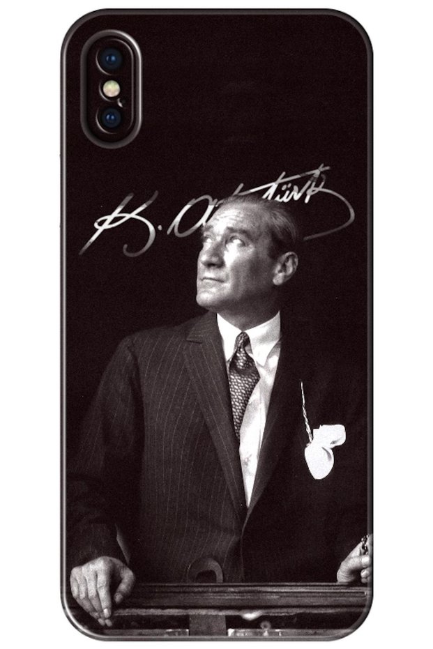 Apple iPhone XS Max Compatible Case: Mustafa Kemal Atatürk (Printed)