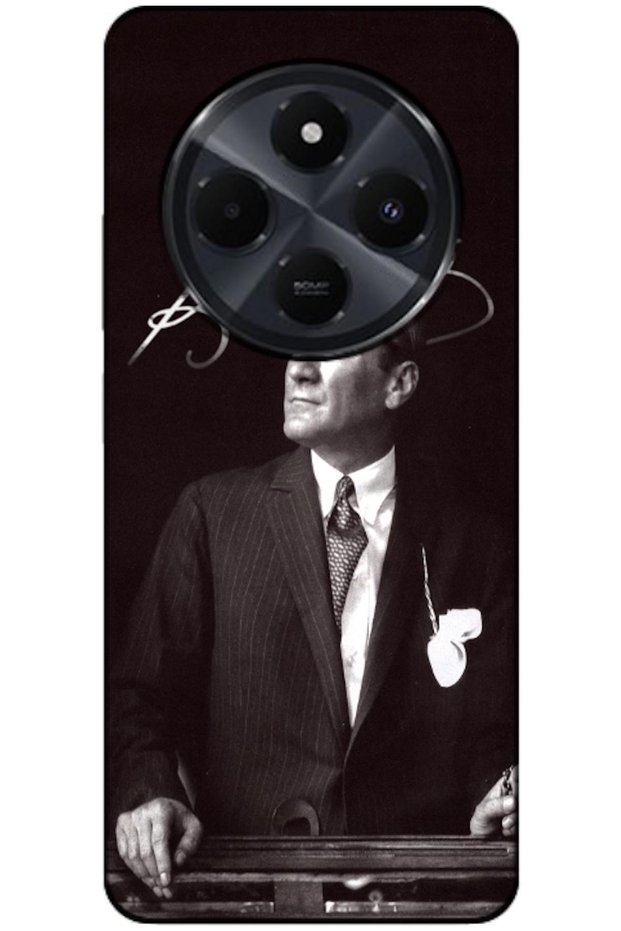 Xiaomi Redmi 14C Compatible Case: Mustafa Kemal Atatürk (Printed)