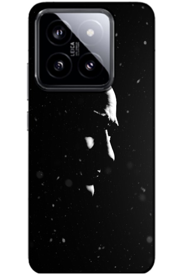 Xiaomi Mi 14 Compatible Case Ataturk Silhouette Silicone Case (Printed)