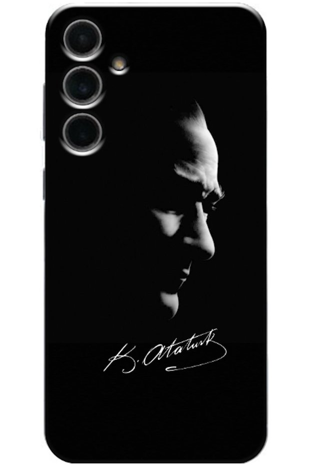 Samsung Galaxy S23 Compatible Case: Mustafa Kemal Atatürk Black (Printed)