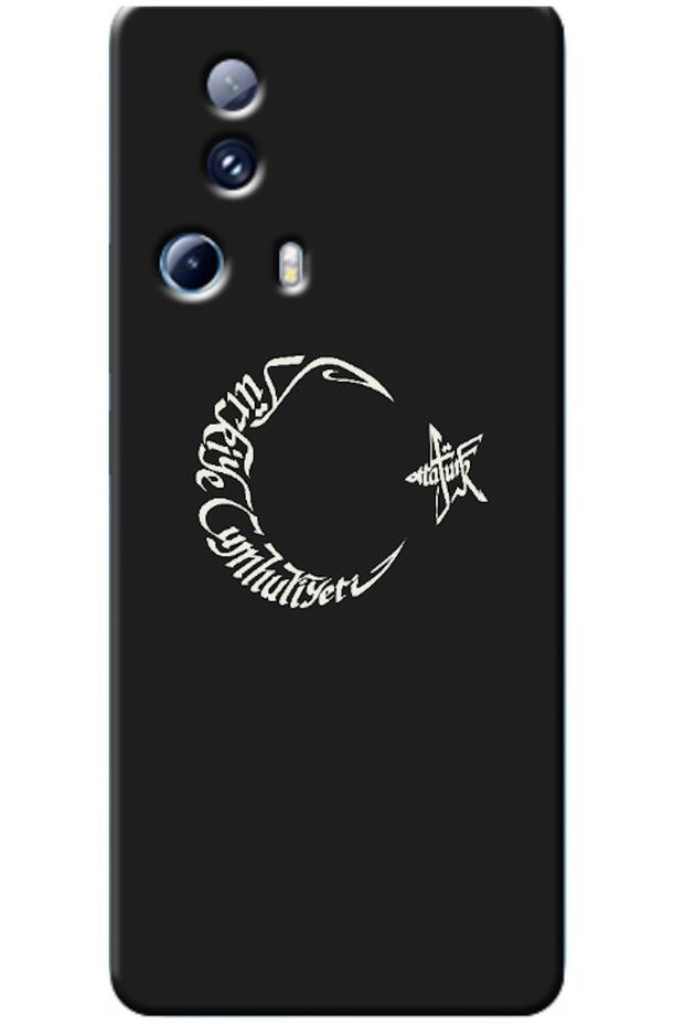 Xiaomi Mi 13 Lite Compatible Case with Crescent Moon, Star, and Atatürk (Printed)