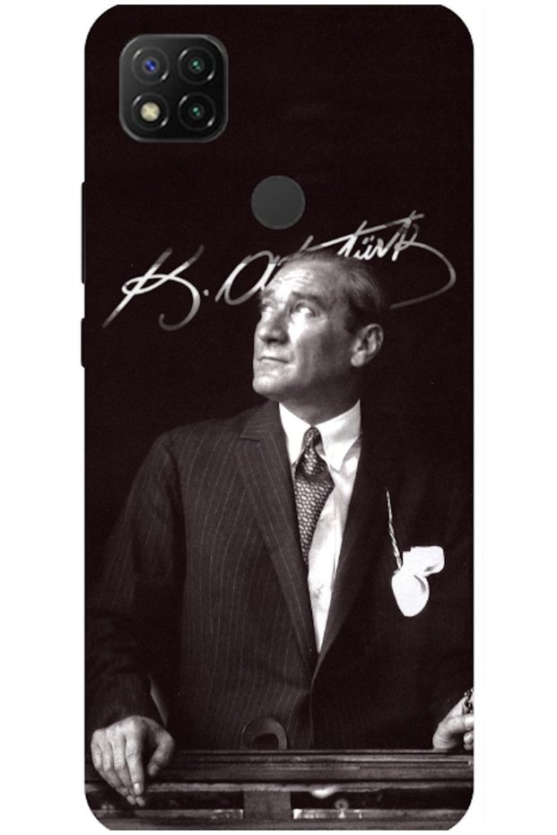 Xiaomi Redmi 10A Compatible Case: Mustafa Kemal Atatürk (Printed)