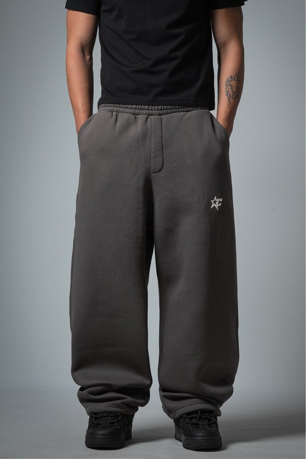 White Nova Stoperli Balloon Fit Anthracite Men's Sweatpants