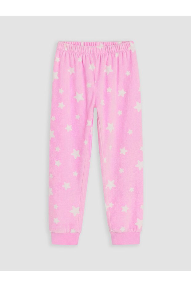 Sparkling Choices Embroidered Girls' Fleece Pajama Bottoms from Shining Store