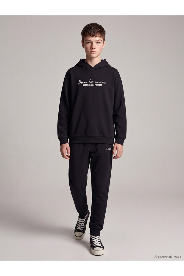 Peak New Season Black Boys' Jogger Sweatpants