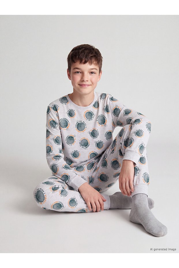 Sparkling Choices Printed Boys' Pajama Set from Shining Store