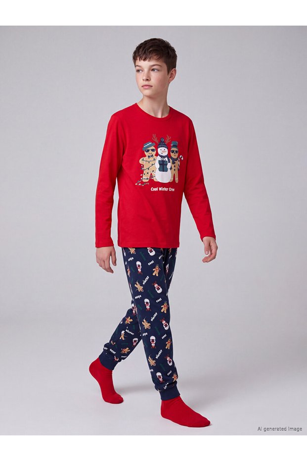 Sparkling Choices from Shining Store New Year's Themed Boys' Pajama Set