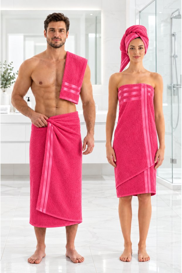 100% Cotton 70X140 Bath Towel 550 Gr High Absorbent Soft Texture