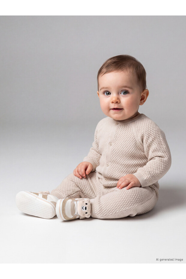 I Zero Roba Collar Baby Boy Knitwear Jumpsuit from Freezen Store