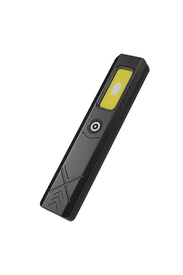A Mini EDC Flashlight Strong Magnetic Portable USB Rechargeable COB Worklight With Pen Clip For Out.