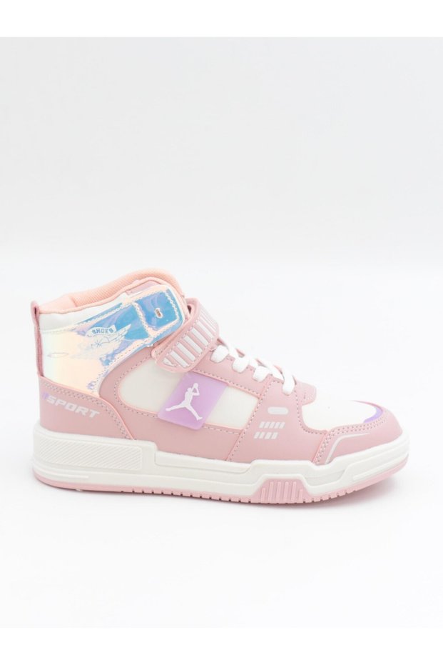 King 31-36 Powder High-Top Velcro Children's Sports Shoes