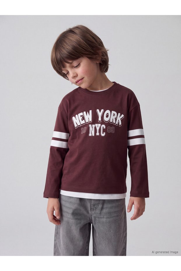 Quality Parts Printed Boys' T-Shirt from Çelebi Store