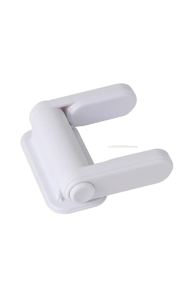 White Double Universal Door Lever Lock Child Baby Safety Lock Rotation Proof Professional Door Adhes