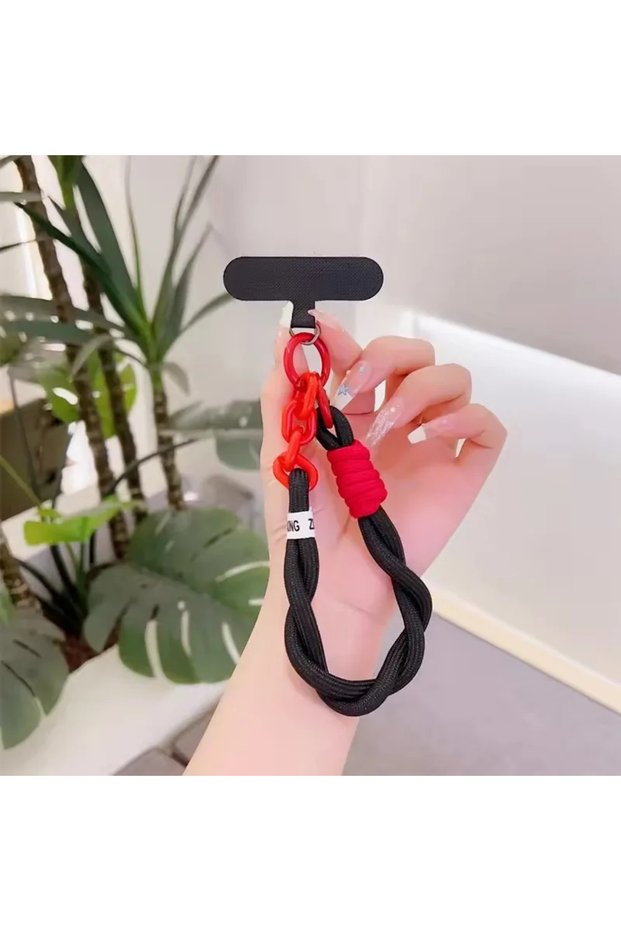 6 Mobile Phone Lanyard with Two Strands Simple Lanyard Short Wrist Lanyard Anti Loss Card Strip Styl