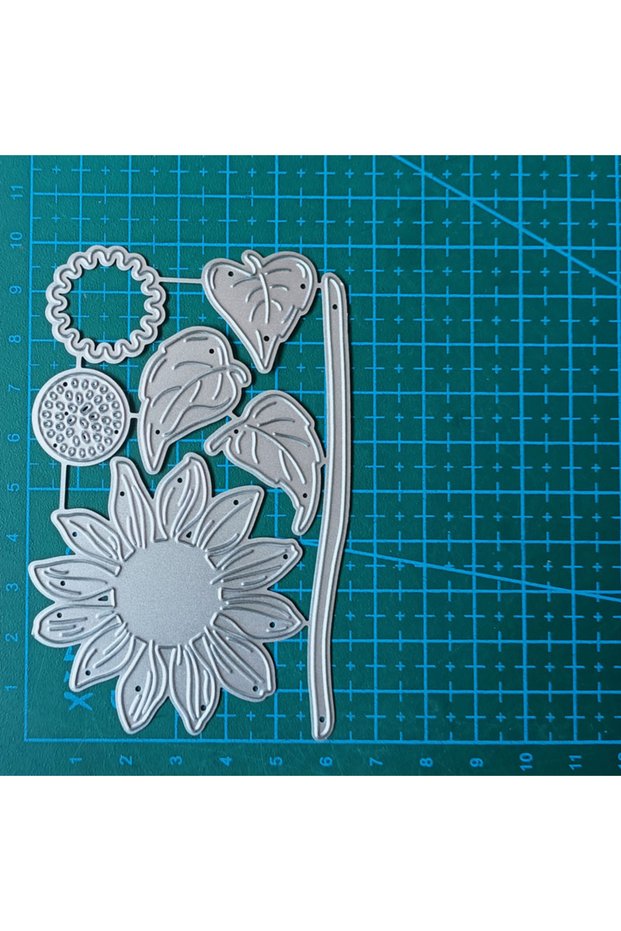 KK-2893 Sunflower Flower Metal Cutting Dies Mold Scrapbooking Decoration Paper Cards Craft Mould Bla