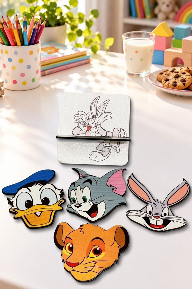 Cute Heroes - Special Cut Coaster (4 Pieces + Stand)