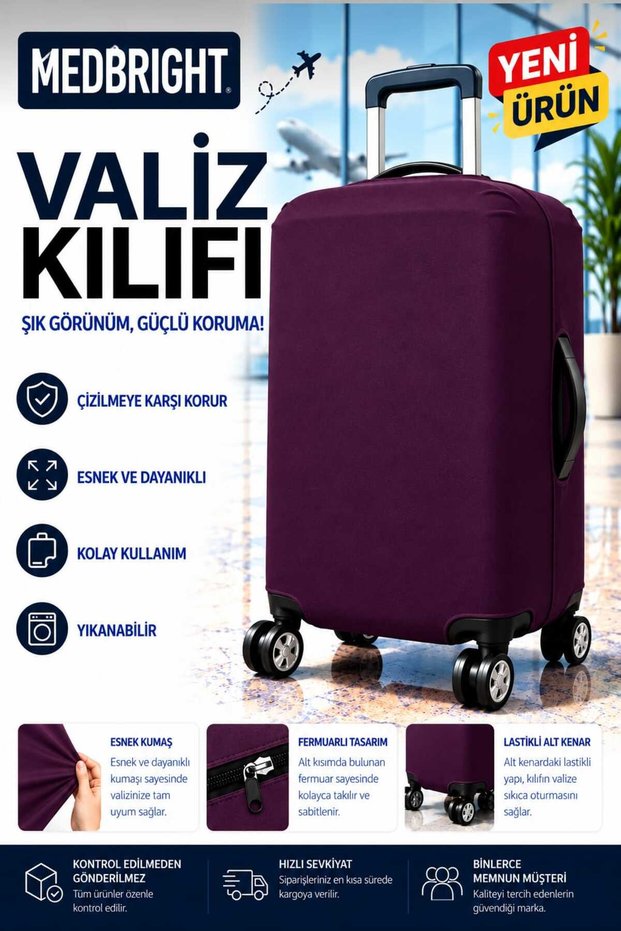 Luggage Cover Suitcase Cover Lycra Flexible Fabric and Durable Luggage Cover Mor-Vk24