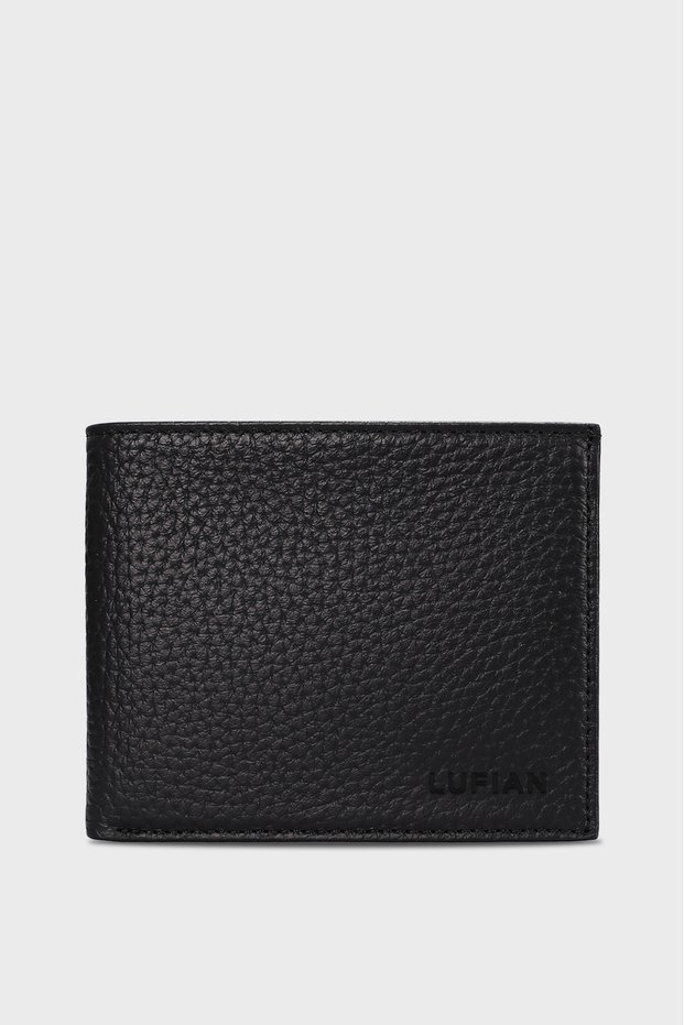 Breton Men's Leather Wallet Black