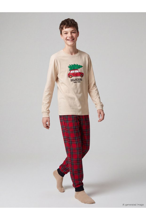 I Printed Boy's Pajama Set from Freezen Store