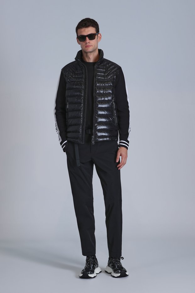 Snow Goose Feather Men's Coat Black