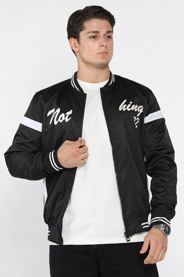 Men's College Collar Lined Seasonal Coat
