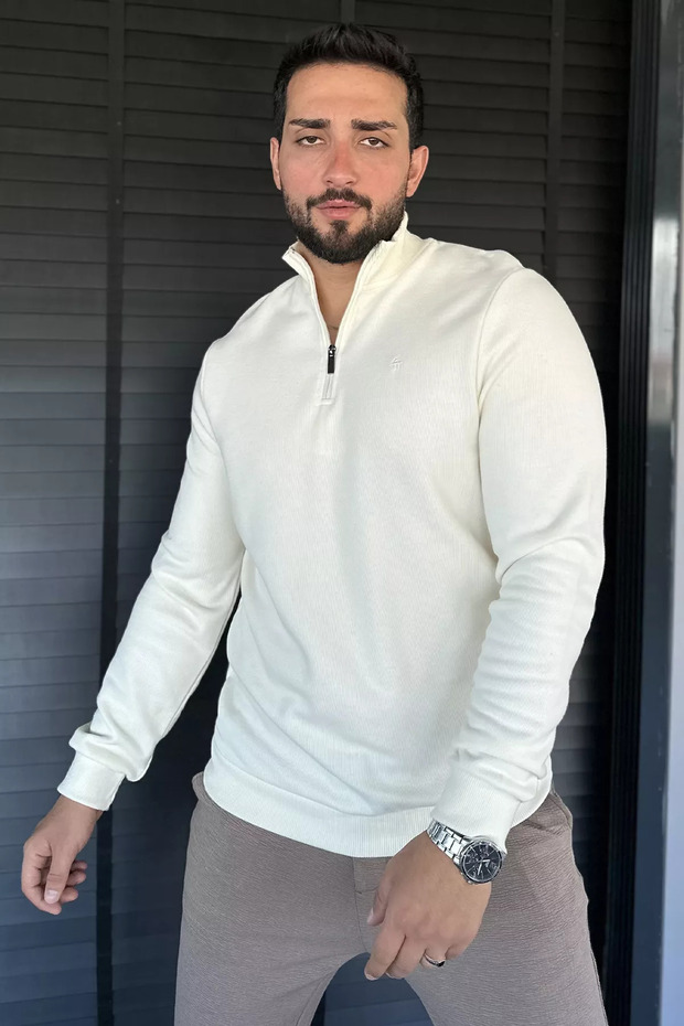 Half-Zip High Collar Thessaloniki Sweatshirt