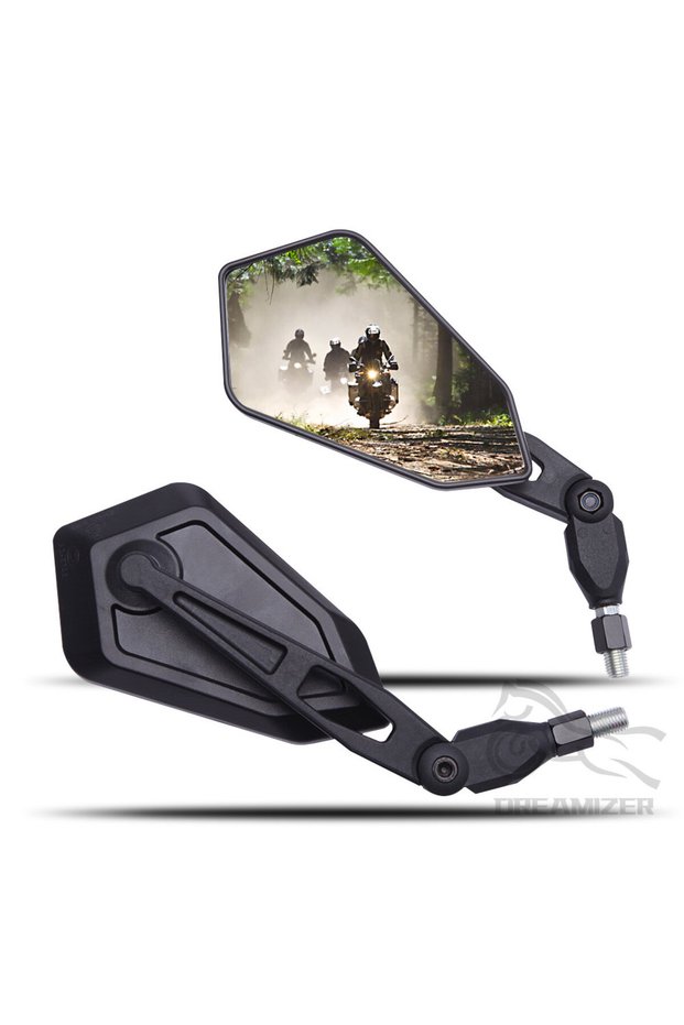 Motorcycle Rearview Mirror for Spiegel Paar Honda Yamaha Kawasaki Maverick Booster M10 Enduro Suzuki