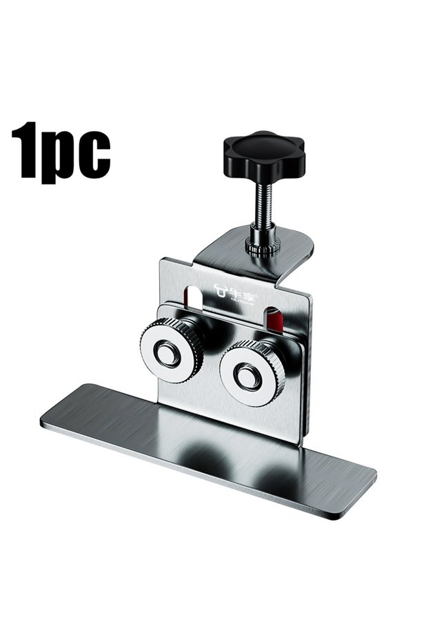1pc Cabinet Door Installation Tool Stainless Steel Cabinet Frame Fixture Household Portable Cabinet