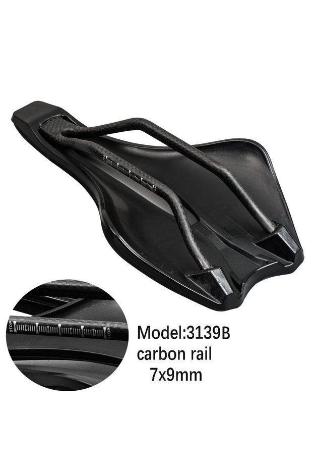 3139B-3A ELITAONE Road Bike Saddle130g Carbon Rails MTB 245*143mm Bicycle Parts