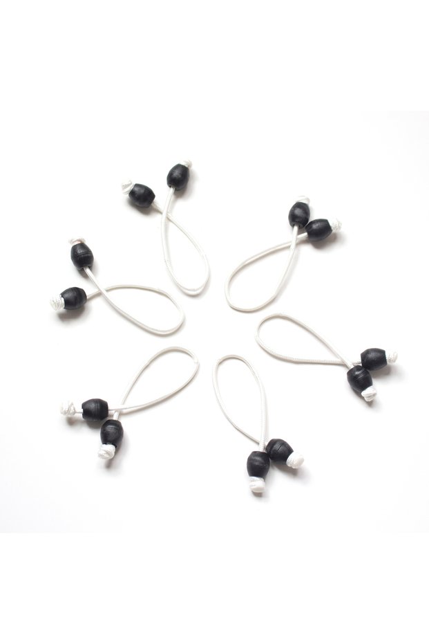 6pcs Dyneema Rope V Shape Spearfishing Wishbone with Stopper Ball 11-12cm Speargun Fishing Accessori
