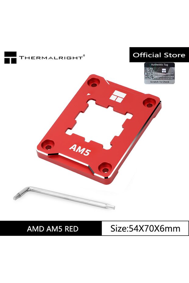 تصحيح انحناء وحدة المعالجة المركزية AMDAM5 BCF من نوع AM5 Red Thermalright يزيل تثبيت وحدة المعالجة المركزية لمنصة AM5