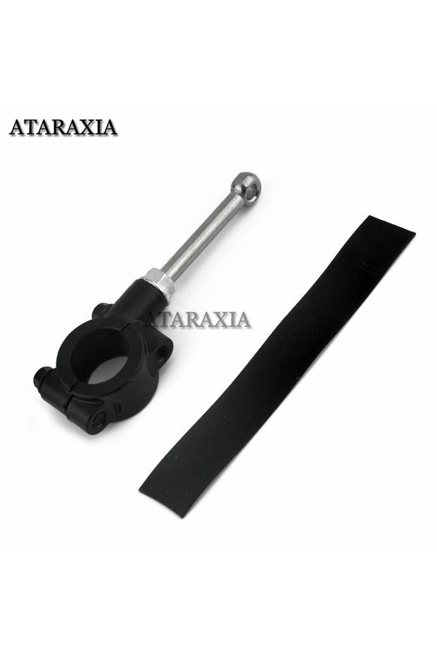Black 20-23MM Kickstand Nose Motorcycle Side Stand Extension Kit Foot Pedal Assistant Tool Support P