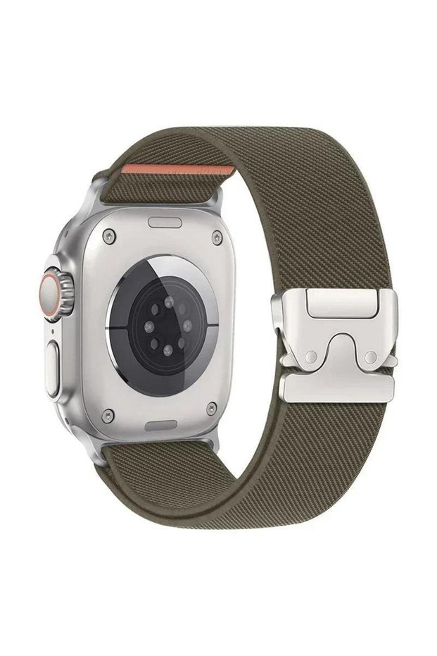 44mm 45mm 49mm Army Green Parachute Straps For Apple Watch ultra 3 2 Band 49mm 45mm 46mm 44mm 42mm 4