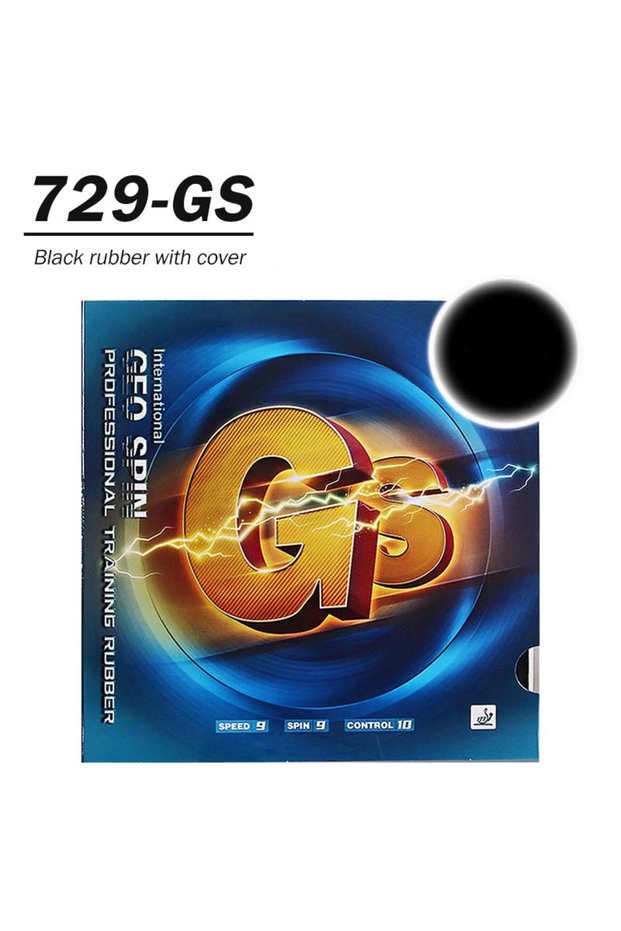 Black with cover 729 Friendship GS Training Table Tennis Rubber RITC Geo Spin Ping Pong Rubber Soft