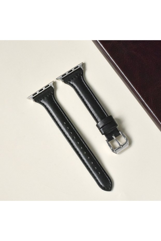 38mm-40mm-41mm 07 Slim Leather Strap for Apple Watch Band 44mm 40mm 41mm 49mm 42 45 Mm Wrist Women B